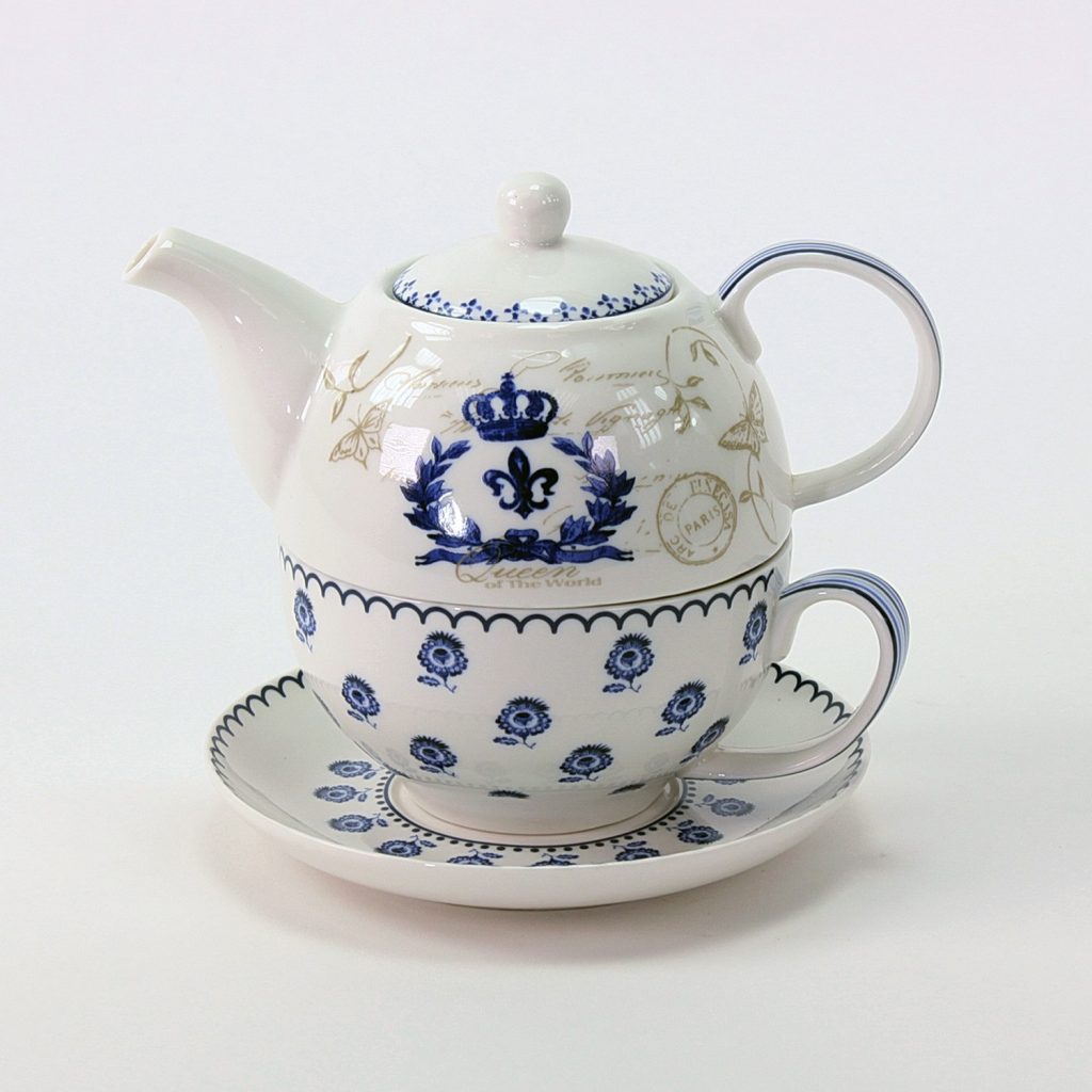 Küchenaccessoires Tea for One mit Untertasse