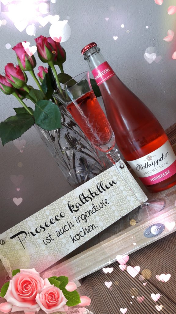 Geschenkidee: Shabby Holzschild “Prosecco”