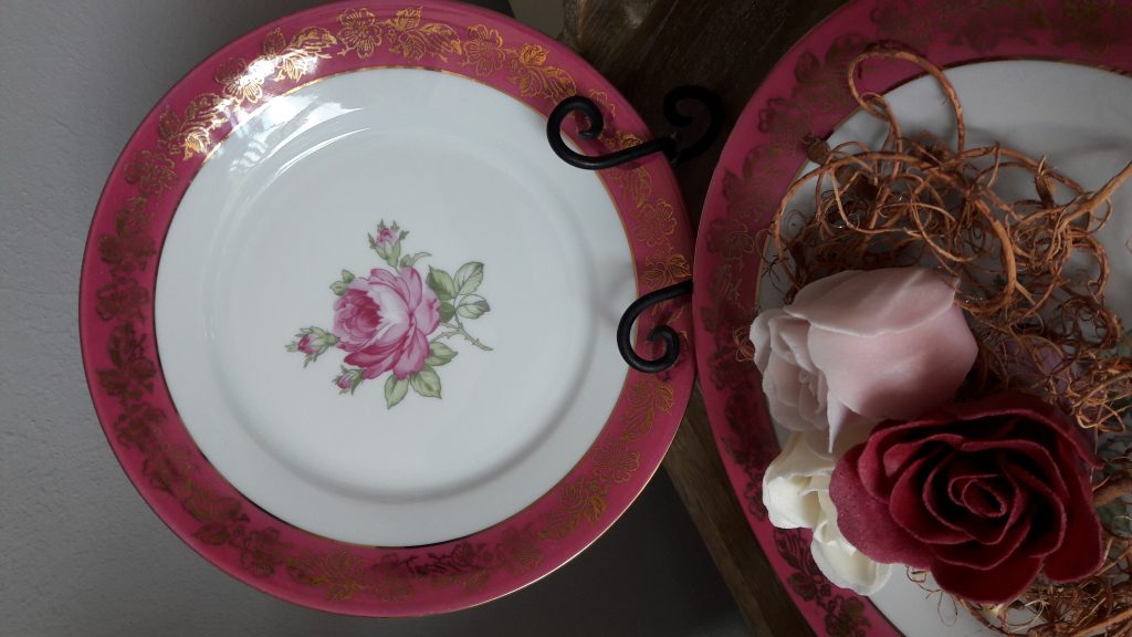 Küchenaccessoires Kuchenteller “Rosen” Motiv