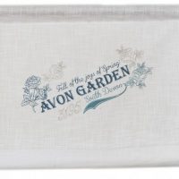 Raffgardine Avon Garden 100×100