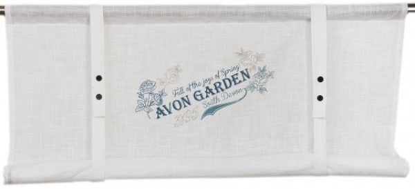 Raffgardine Avon Garden 140×100