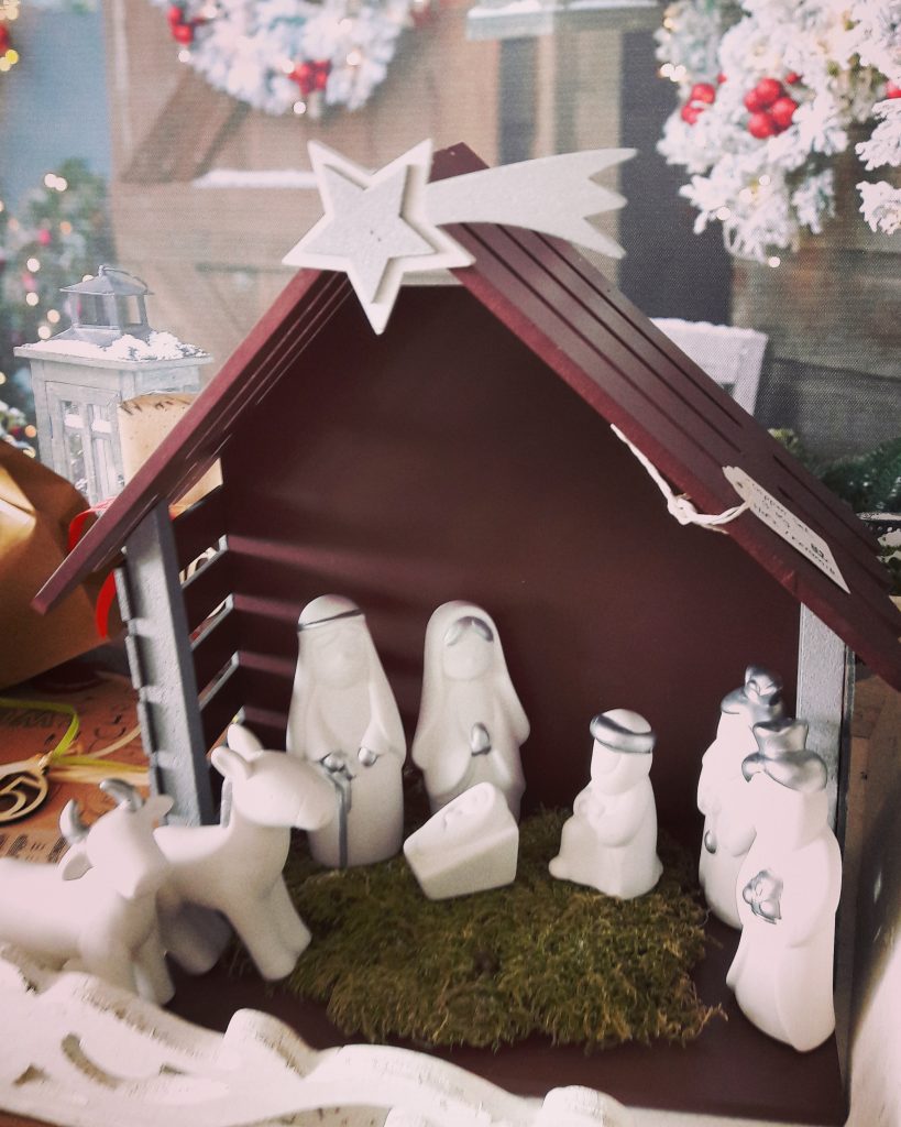 Weihnachsdekoration: Weihnachtskrippe