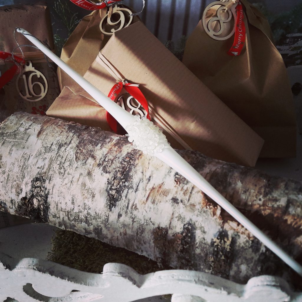 Weihnachsdekoration: Eiszapfen Dekohänger aus Glas