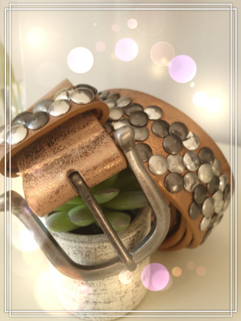 Modeschmuck Leder Damen Gürtel