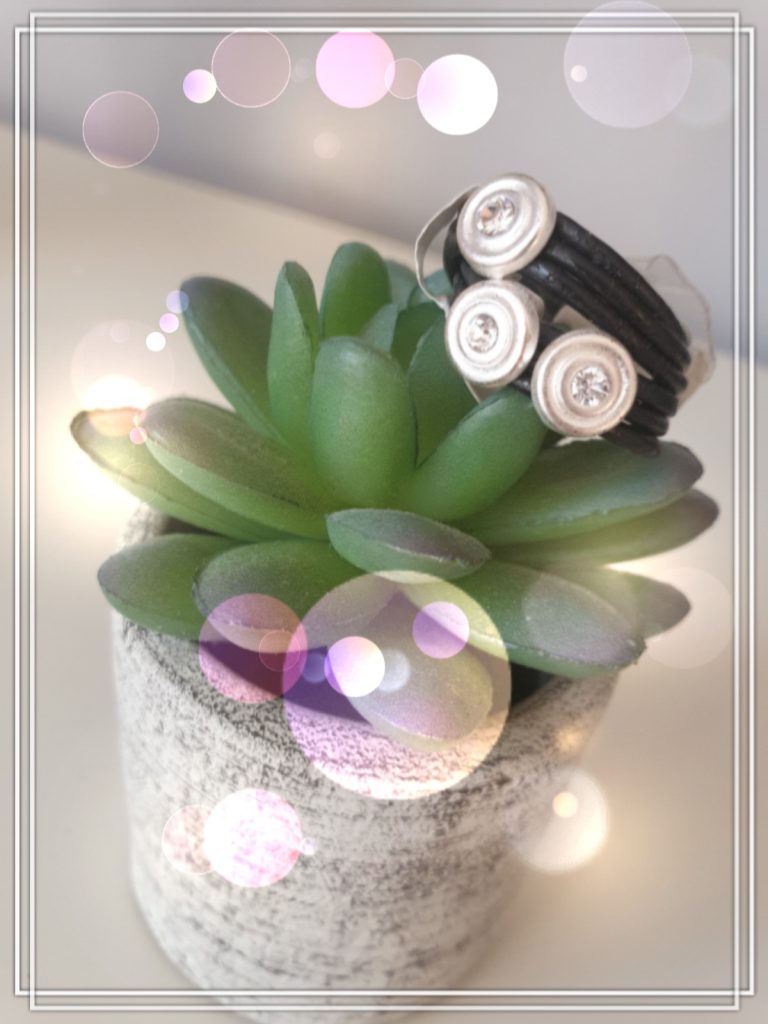 Modeschmuck Lederband Ring