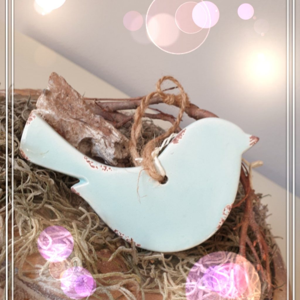 Geschenkidee: Deko Anhänger “Vogel”