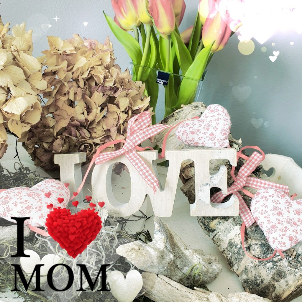 Geschenkidee: Schriftzug “Love” & “Herz” Girlande