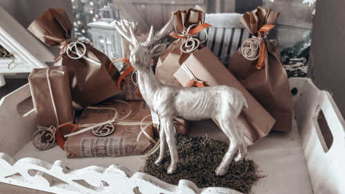 Deko-Hirsch Gold Weihnachsdekoration: Deko-Hirsch Gold