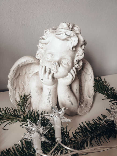 Weihnachsdekoration: Engel aus Polyresin