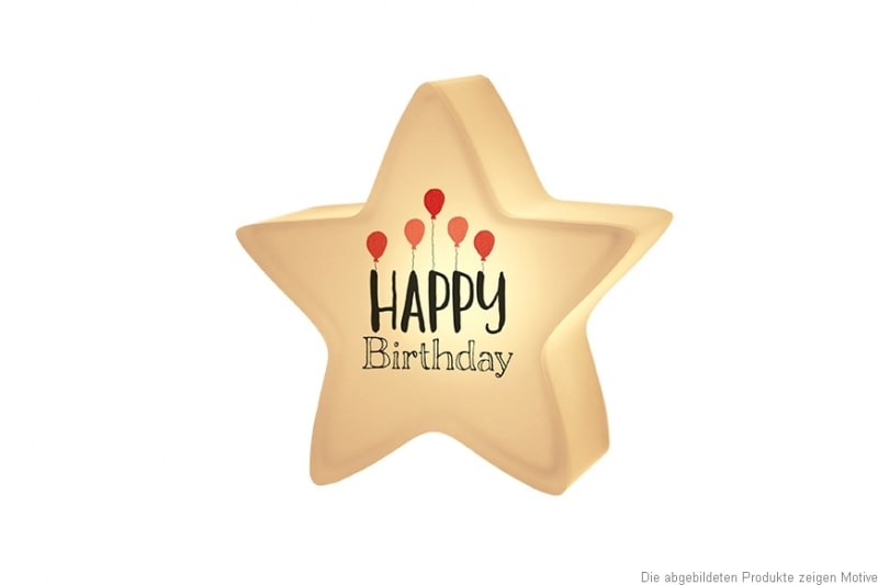 NACHTLICHT Happy Birthday 6202391 NACHTLICHT 13X5,5H13 “Happy Birthday”