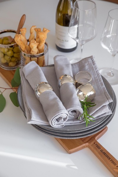 4er Set Serviettenring Flux_5 4er Set Serviettenring Flux