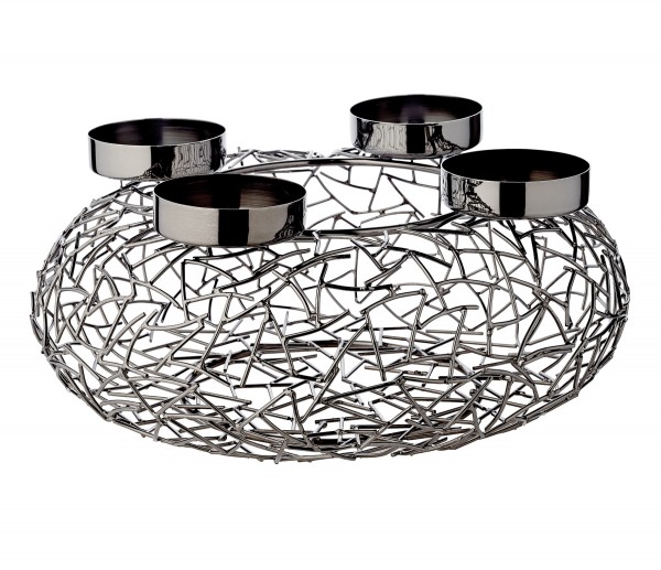 Adventskranz Milano, für Stumpenkerzen ø 8 cm_2 Adventskranz Milano, für Stumpenkerzen ø 8 cm