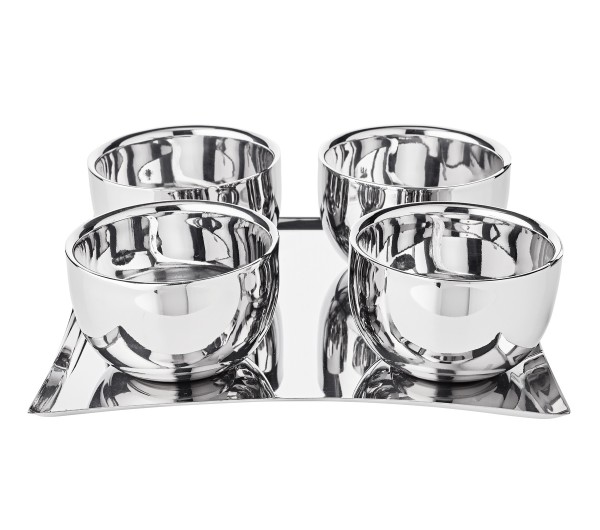 Eiscreme-Set Madeleine, 4 Becher plus Tablett_8706 Eiscreme-Set Madeleine,  4 Becher plus Tablett