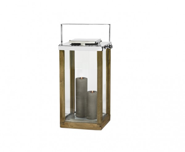 Laterne Windlicht Miami mit klappbarem Griff Höhe 49 cm_7433 Laterne Windlicht Miami mit klappbarem Griff Höhe 49 cm