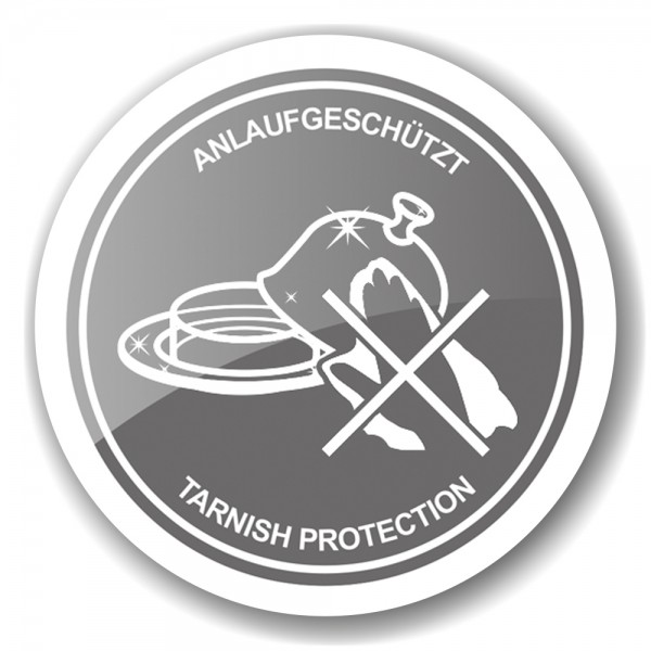 Material-Anlaufschutz-Butterglocke 4er Set Serviettenring Faden