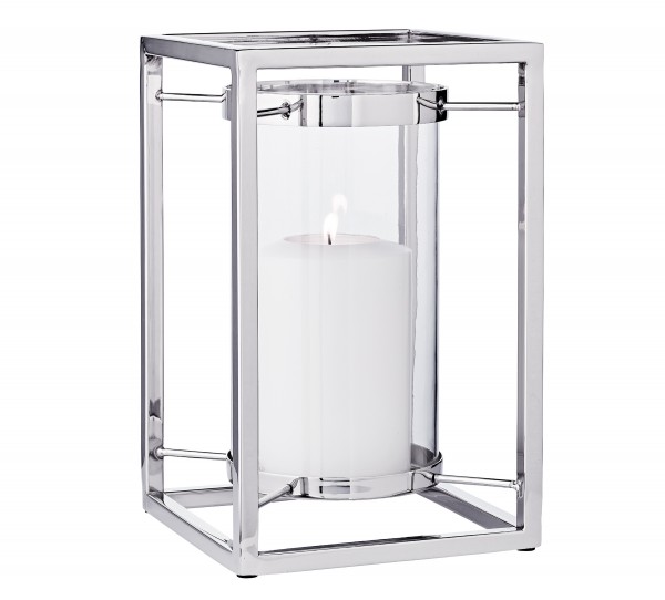 Windlicht Banu mit Glas_1 Windlicht Banu mit Glas Höhe 31 cm