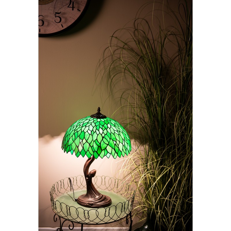 5ll-6224-tiffany-tischlampe-o-41x57-cm-grun-glas-schreibtischlampe-tiffany (4) Tischlampe Tiffany Stil Tischleuchte Tiffanylampe Schreibtischlampe